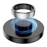 Blaupunkt® Smart Ring PRO V3 (Titanlegierung gebürstet) SILBER Grösse US-11