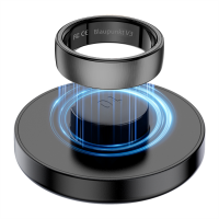 Blaupunkt® Smart Ring PRO V3 (Titanlegierung gebürstet) SCHWARZ Grösse US-7