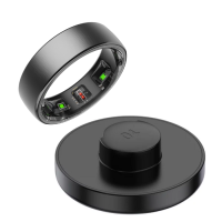 Blaupunkt® Smart Ring PRO V3 (Titanlegierung gebürstet) SCHWARZ Grösse US-7