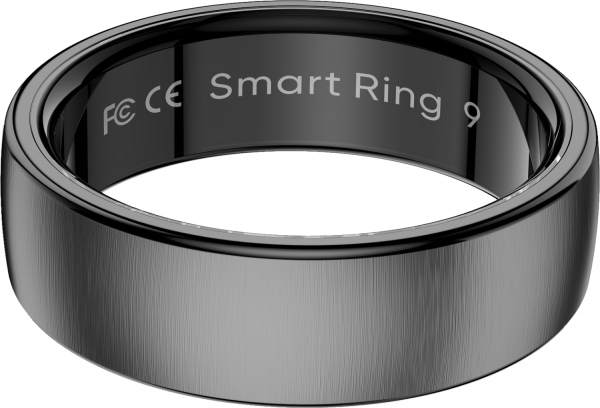 Blaupunkt® Smart Ring PRO V3 (Titanlegierung gebürstet) SCHWARZ Grösse US-10